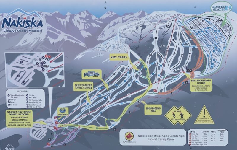 Nakiska, Alberta, Canada. Image © PlanetSKI